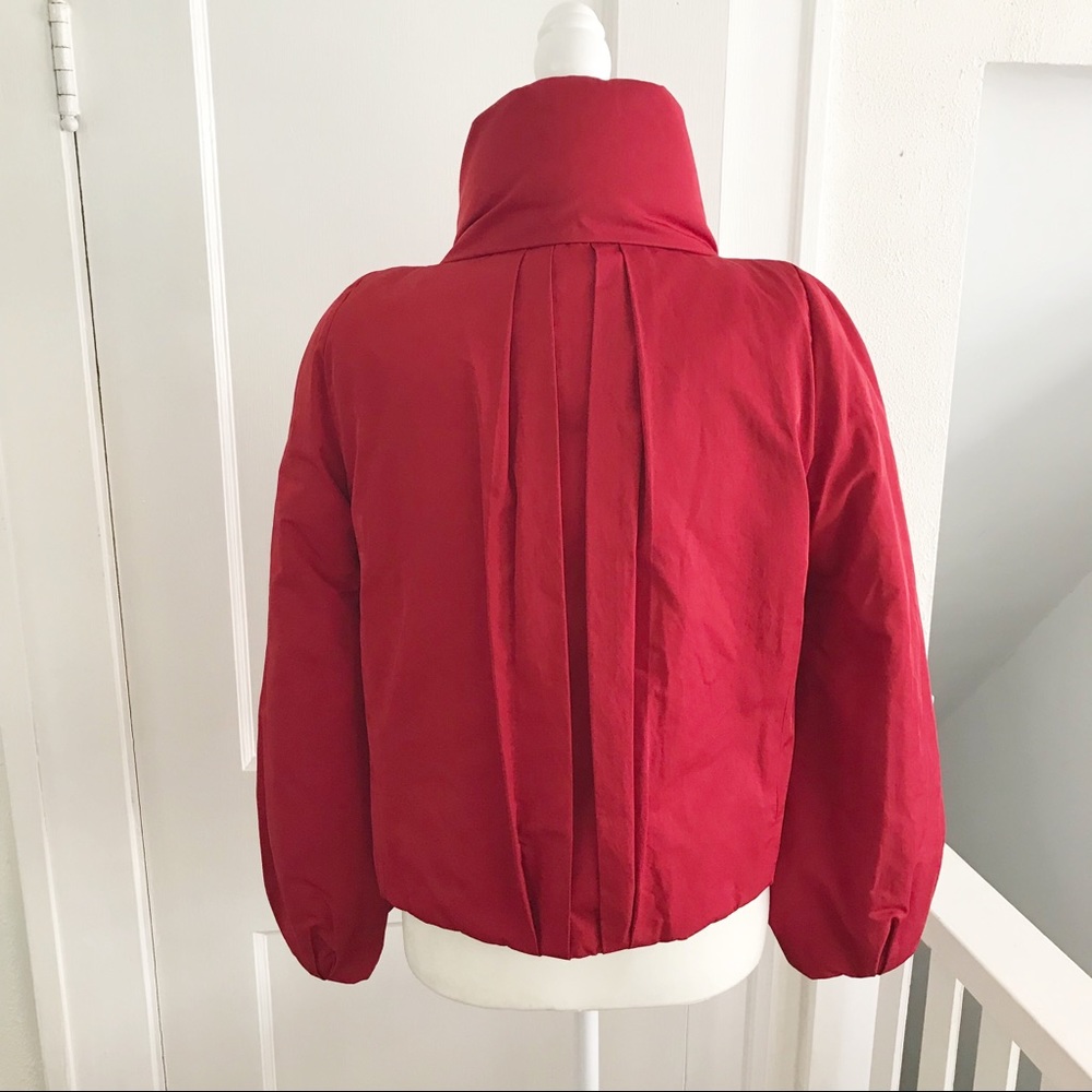 Ann Taylor Red Puffer Jacket - Picture 4 of 8
